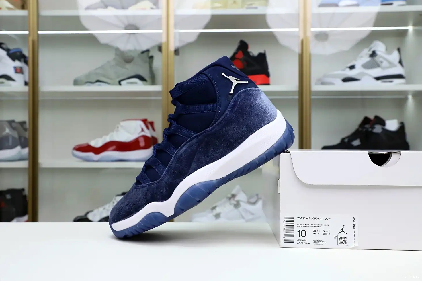 JORDAN NAVY 11 MIDNIGHT AIR Kimikick RETRO 0821